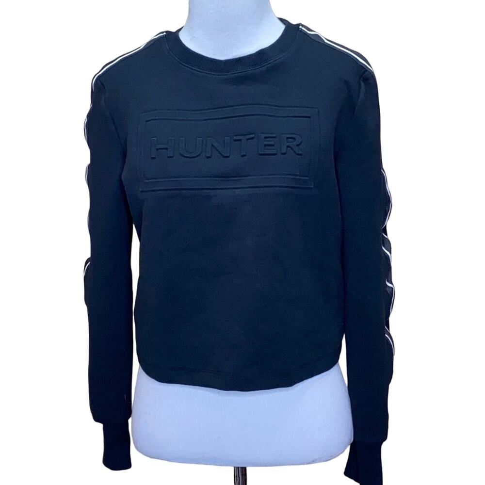 Hunter x Target Crop Sweatshirt Black XS